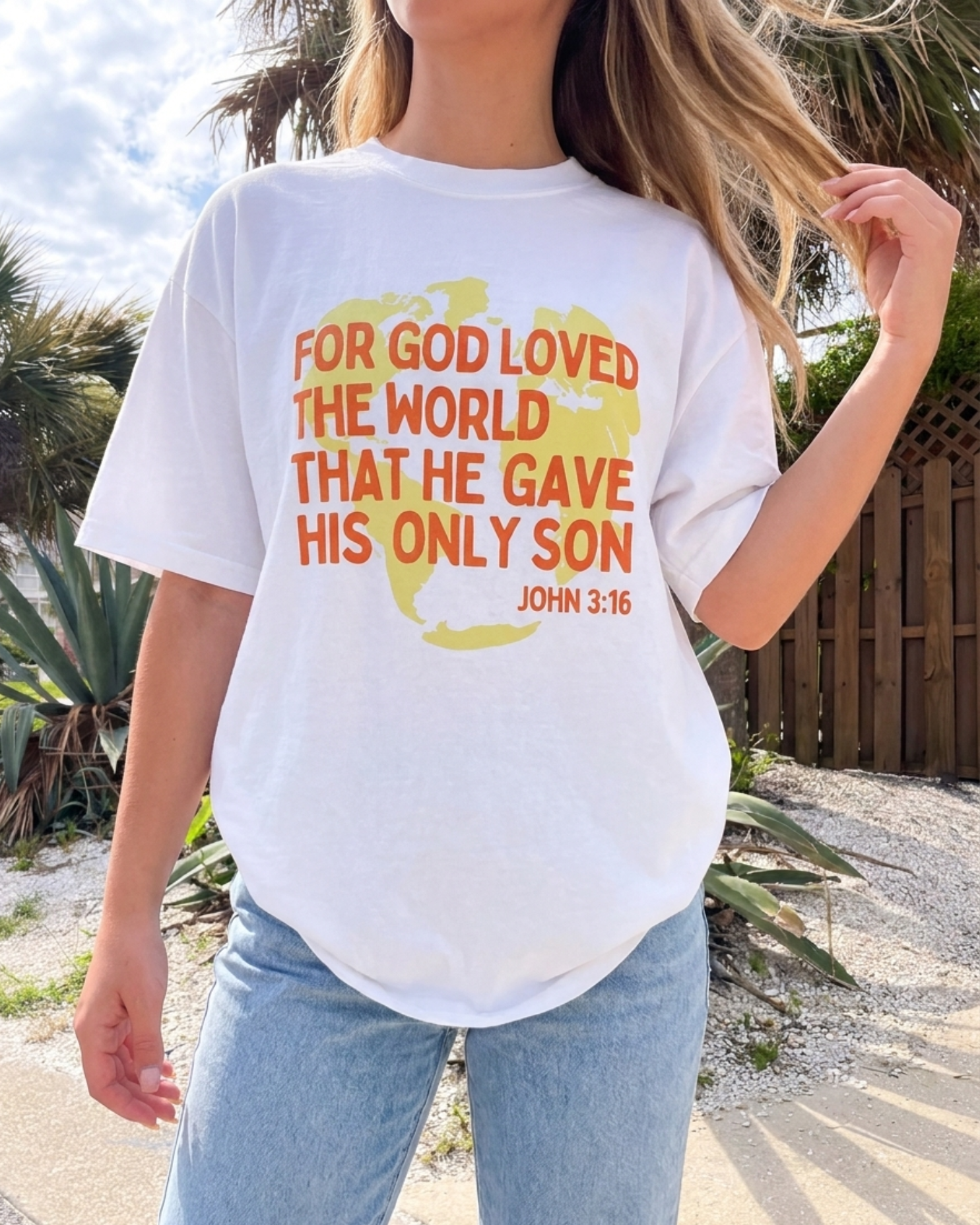 For God Loved The World Tee